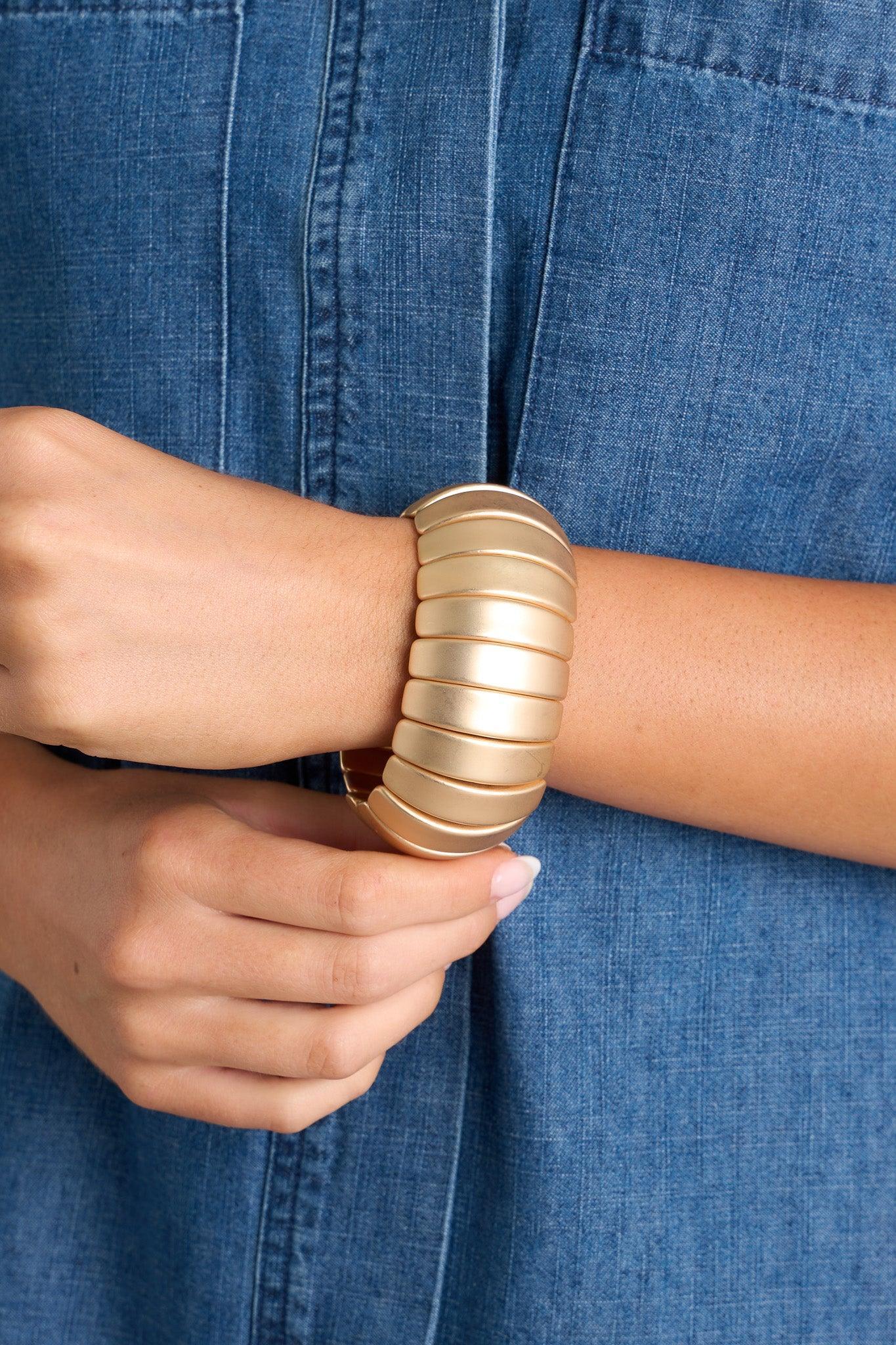 Inner Capsule Matte Gold Bracelet Product Image