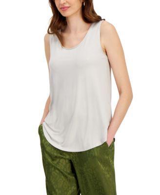 Women's Scoop-Neck Sleeveless Tank Top, Regular & Petite, Created for Macy's Product Image