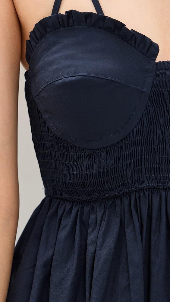 Moon River Sleeveless Bustier Midi Dress | Shopbop Product Image