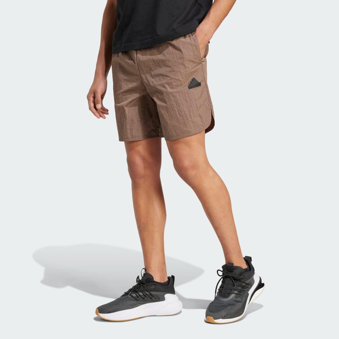 adidas City Escape Woven Shorts Black S Mens Product Image