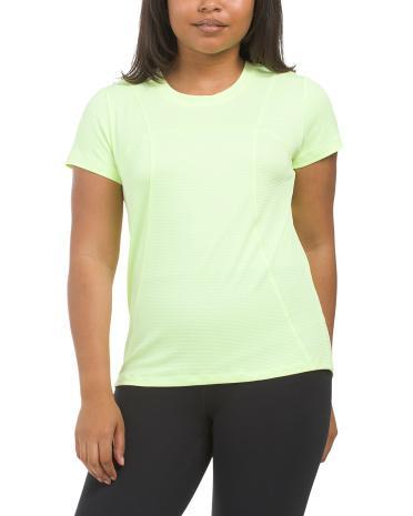 Jacquard Mesh T-Shirt for Women Product Image