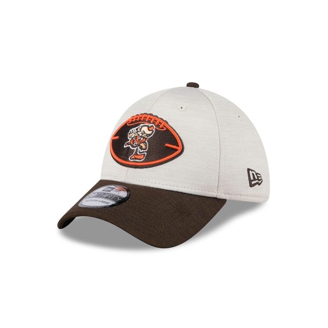 Cleveland Browns 2024 Historic Sideline 39THIRTY Stretch Fit Hat Male Product Image