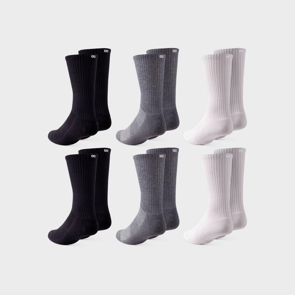 Pair of Thieves Mens 3+3 Bonus Pack Crew Socks 6-12 Product Image