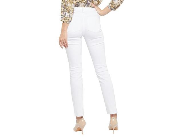 NYDJ Sheri Frayed Hem Slim Jeans Product Image