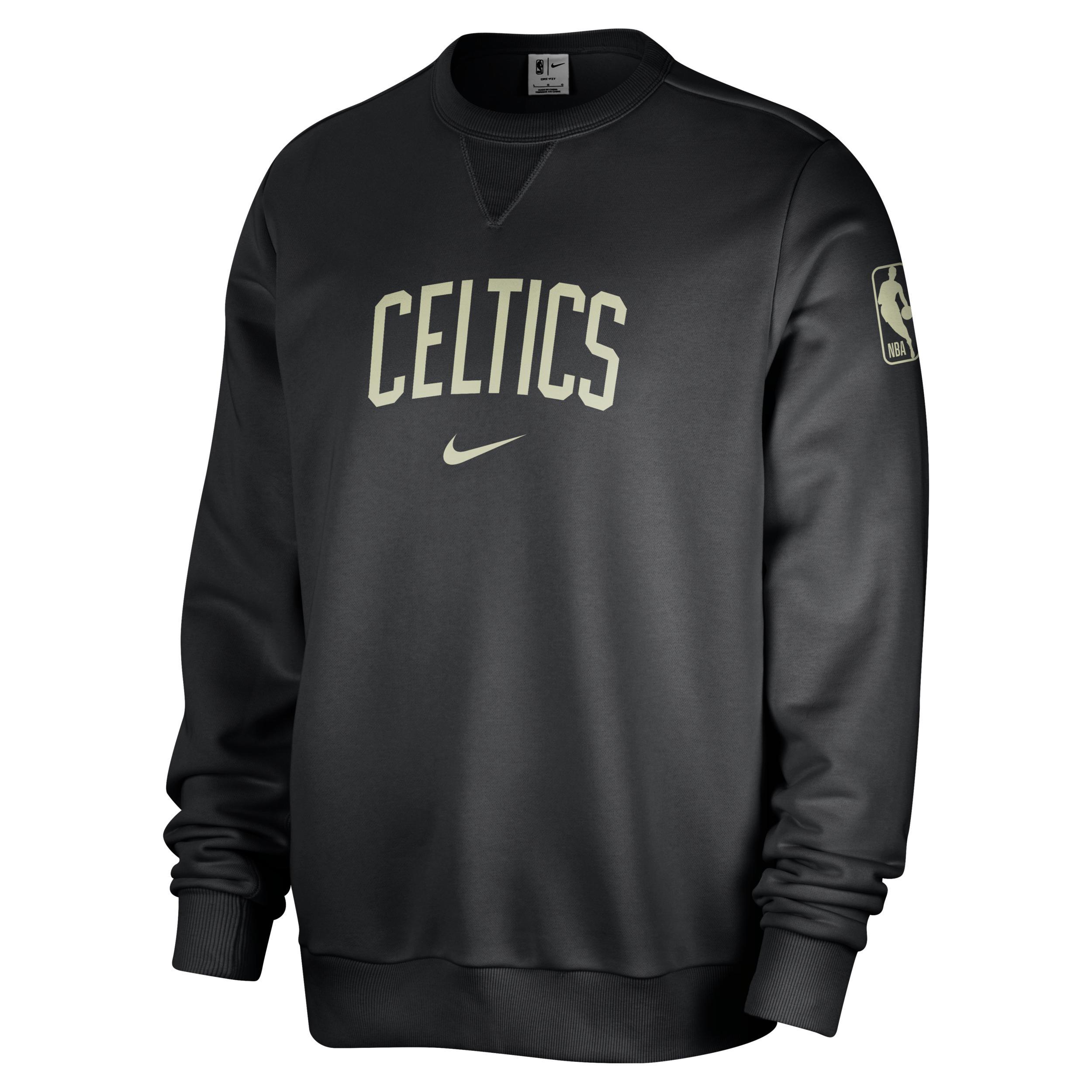 Boston Celtics Standard Issue Nike Men's Dri-FIT NBA Crew-Neck Sweatshirt Product Image