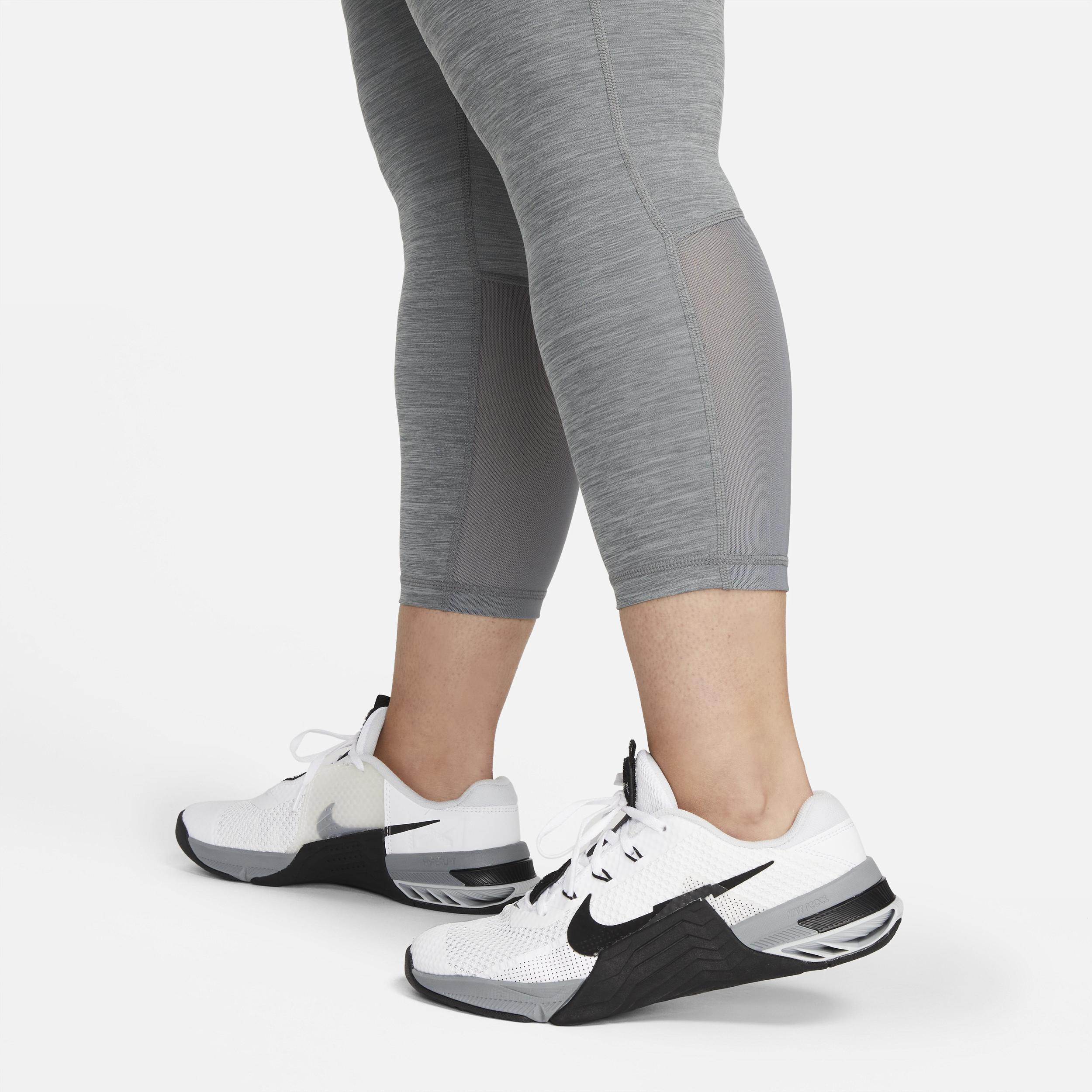 Womens Nike Pro Mid-Rise Crop Leggings (Plus Size) Product Image