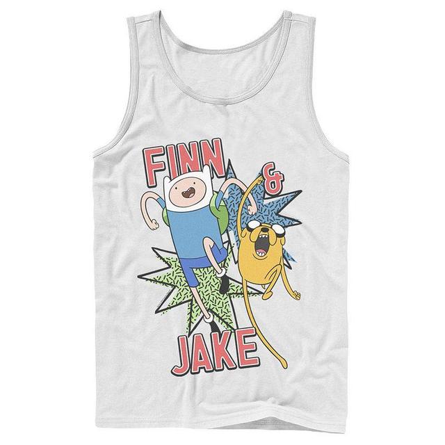 Mens Cartoon Network Adventure Time Finn & Jake Kapows Tank Top Product Image