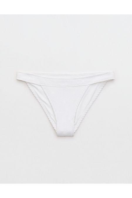 Aerie Crinkle Banded Cheeky Bikini Bottom Women's Product Image