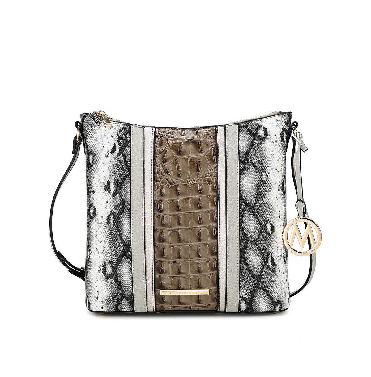 Mkf Collection Meline Croco & Snake Embossed Womens Shoulder bag by Mia K Product Image