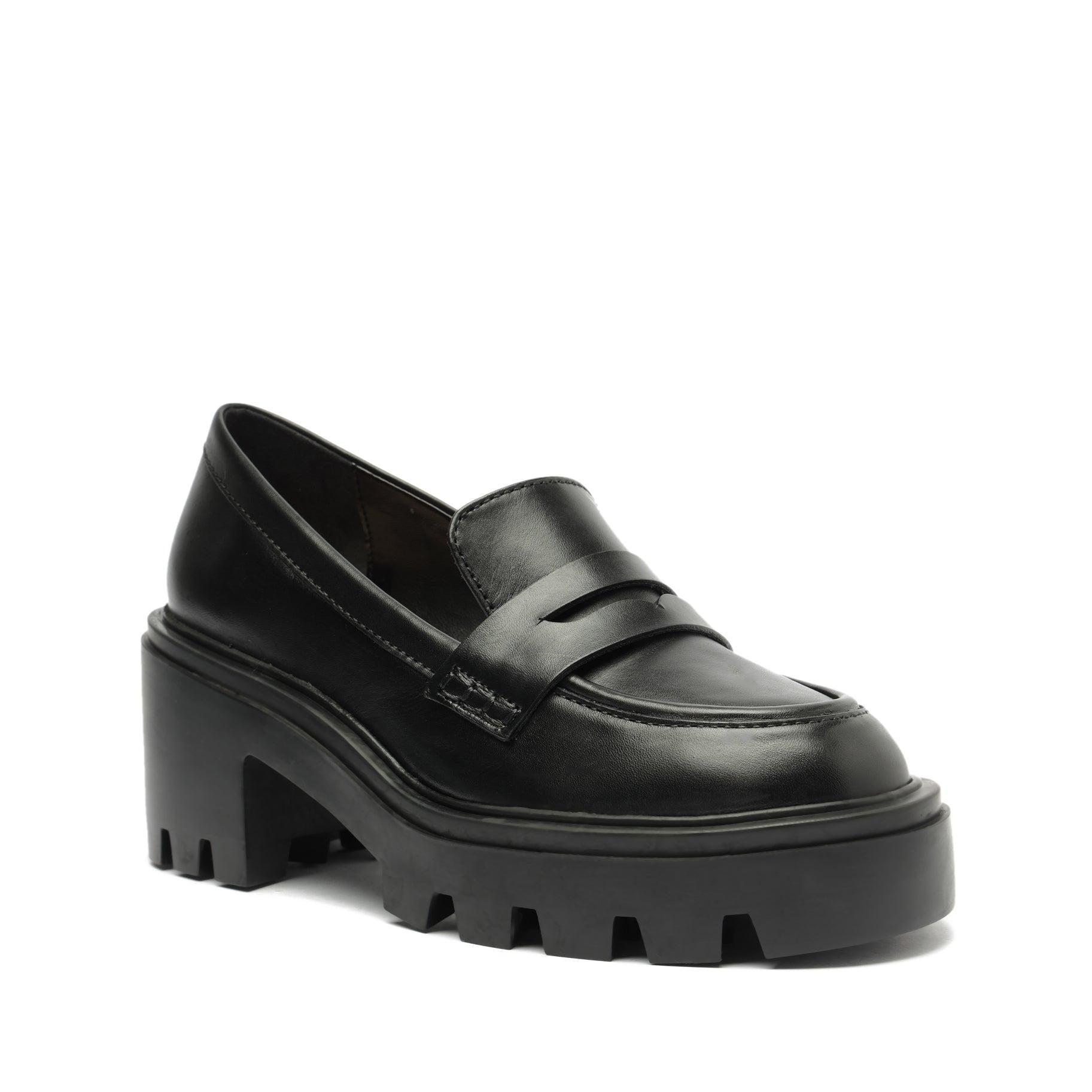 Viola Tractor Leather Flat Female Product Image