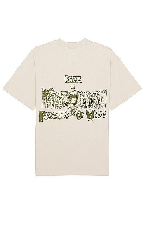 Mister Green P.O.W. Tee Cream. (also in XL/1X). Product Image