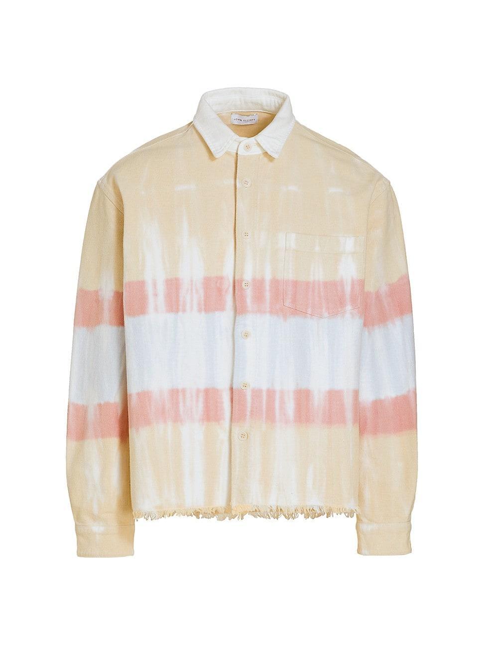 Mens Rugby Hemi Oversized Tie-Dye Cotton Shirt Product Image