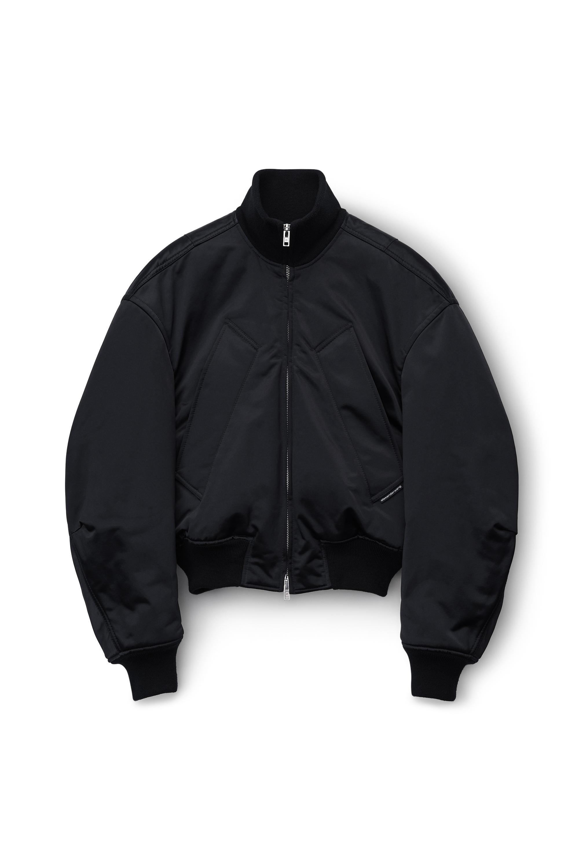 Bomber Jacket In Sateen Product Image