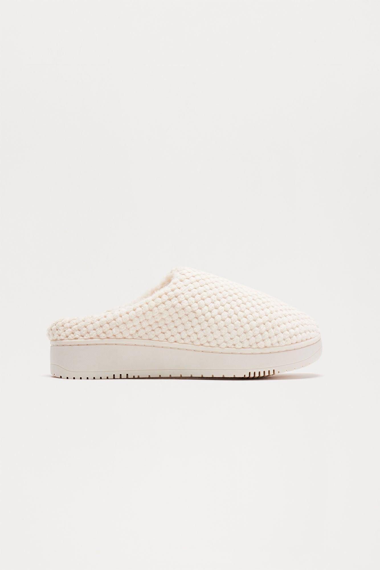 Stay Close Platform Slippers - Ivory Product Image