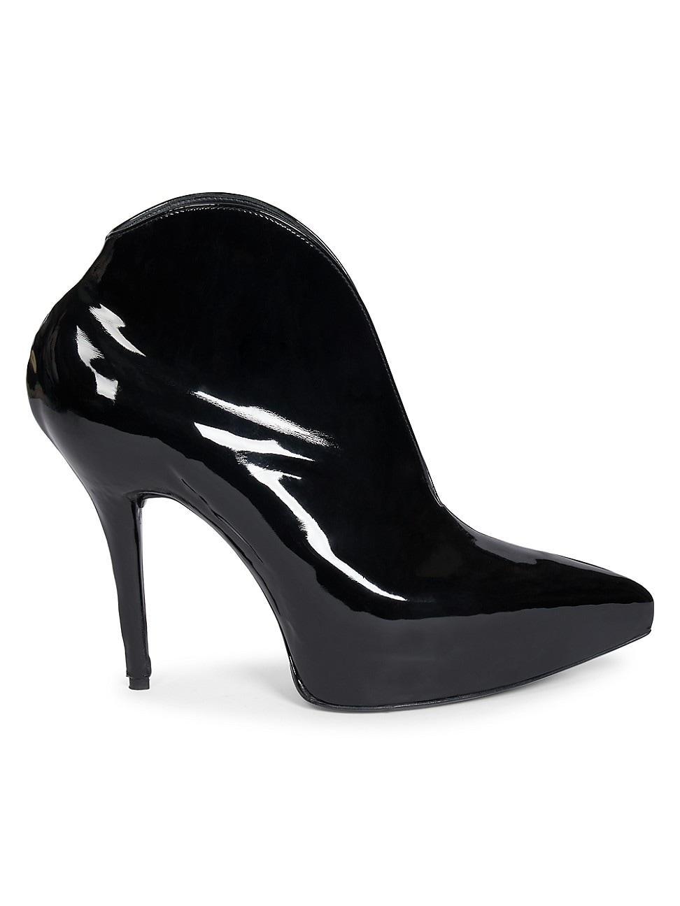 Womens 115MM Patent Leather Booties product image