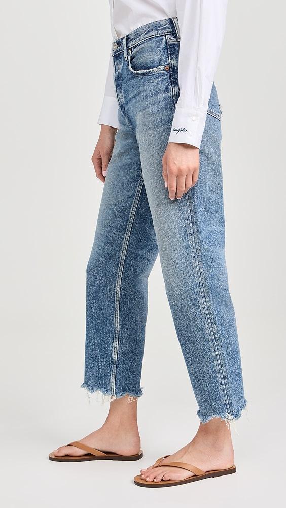 MOUSSY VINTAGE MV Mabel Wide Straight Jeans | Shopbop Product Image