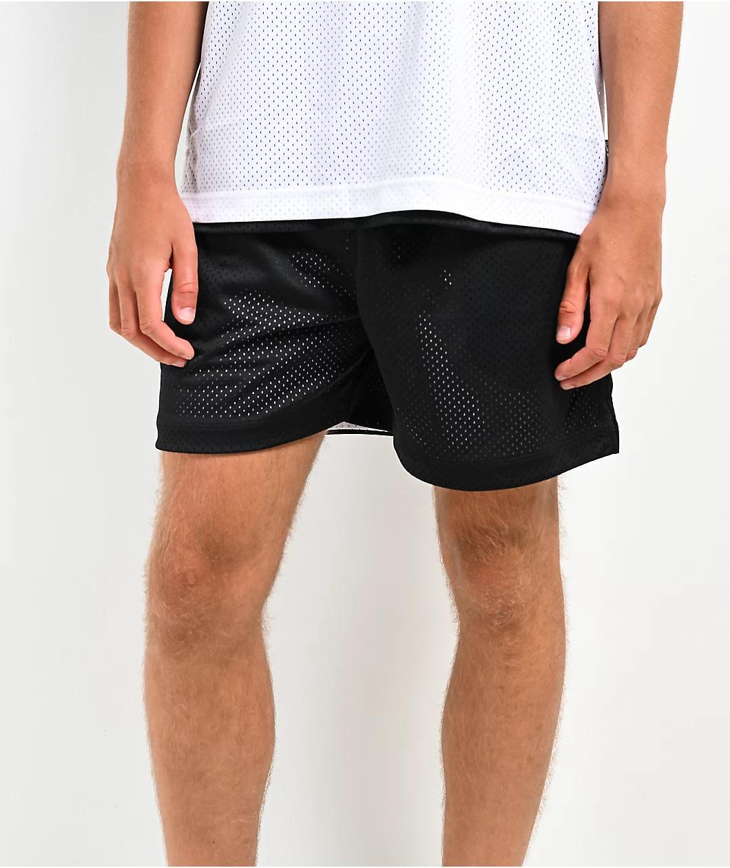 Nike SB Reversible Black & White Basketball Shorts Product Image