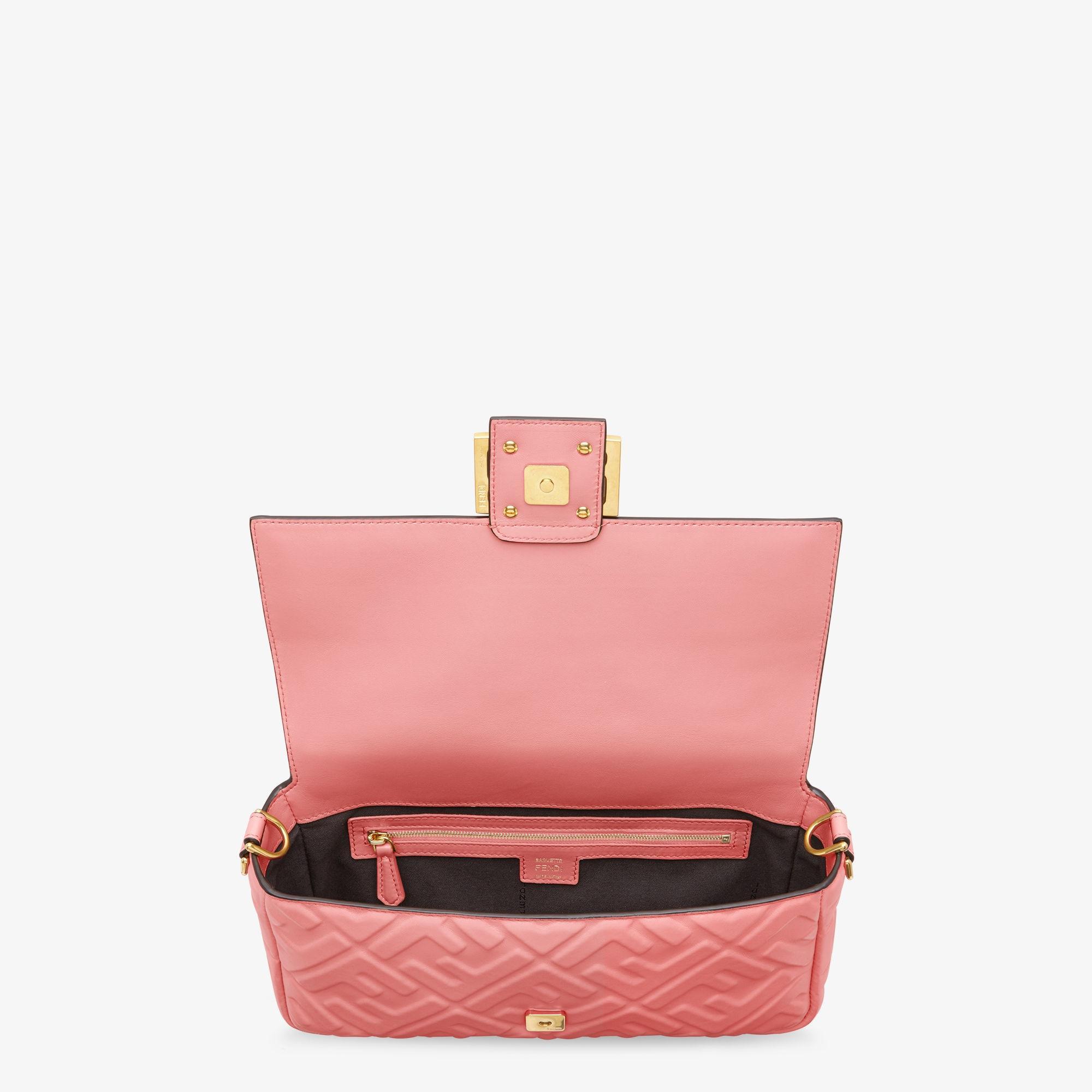 BaguettePink nappa leather bag Product Image