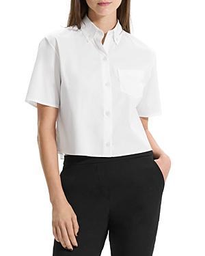 Womens Boxy Button-Down Shirt Product Image