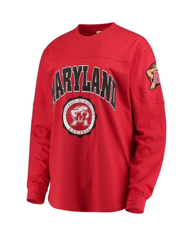 Womens Maryland Terrapins Edith Long Sleeve T-Shirt Product Image