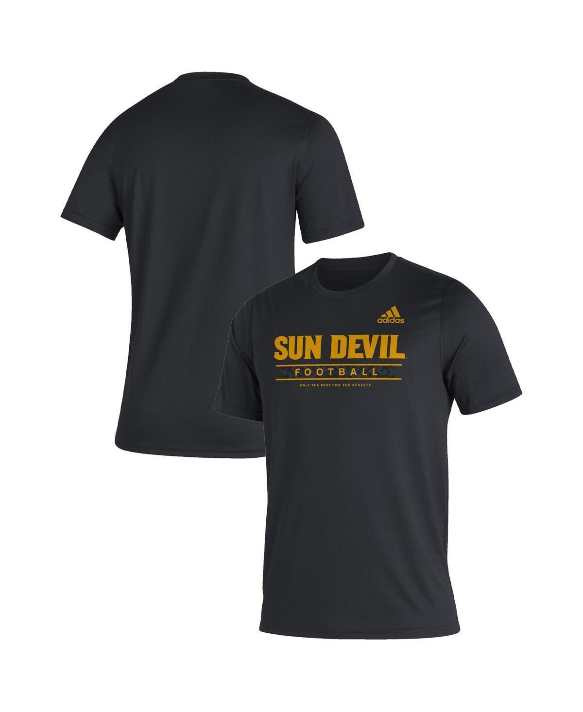 Mens adidas Arizona State Sun Devils Sideline Football Locker Practice Creator AEROREADY T-Shirt Product Image