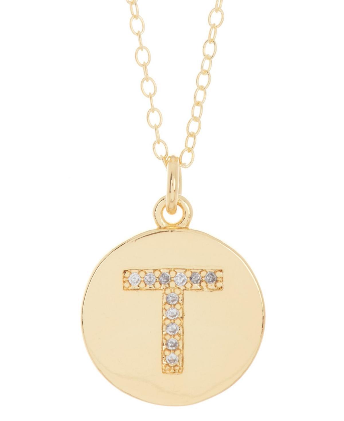 brook & york Madeline 14K Gold Plated Initial Pendant Product Image