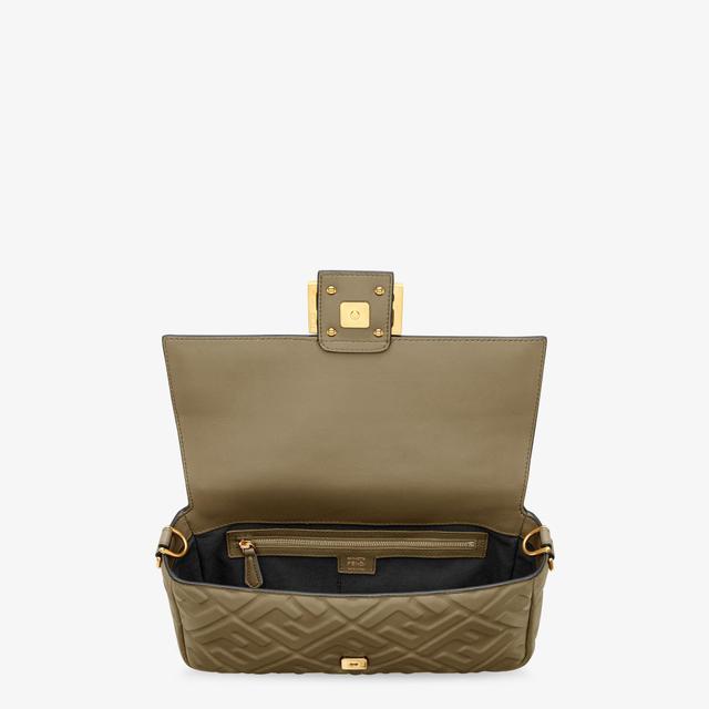 BaguetteGreen nappa leather bag Product Image