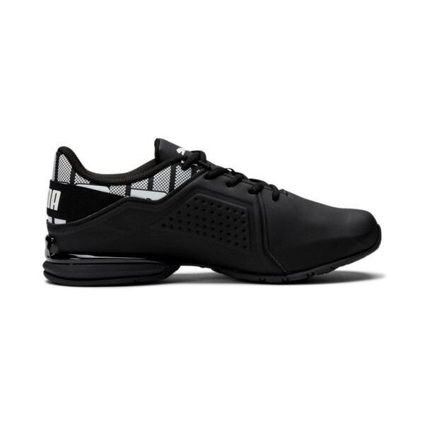 PUMA Viz Runner Repeat Men's Running Sneakers in Black/White Product Image