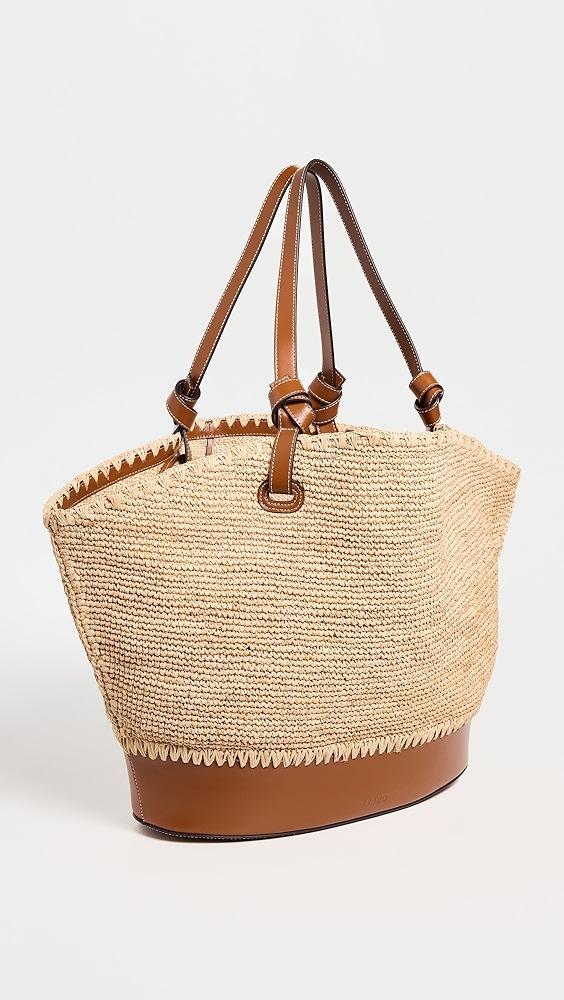 STAUD Squillo Raffia Tote | Shopbop Product Image