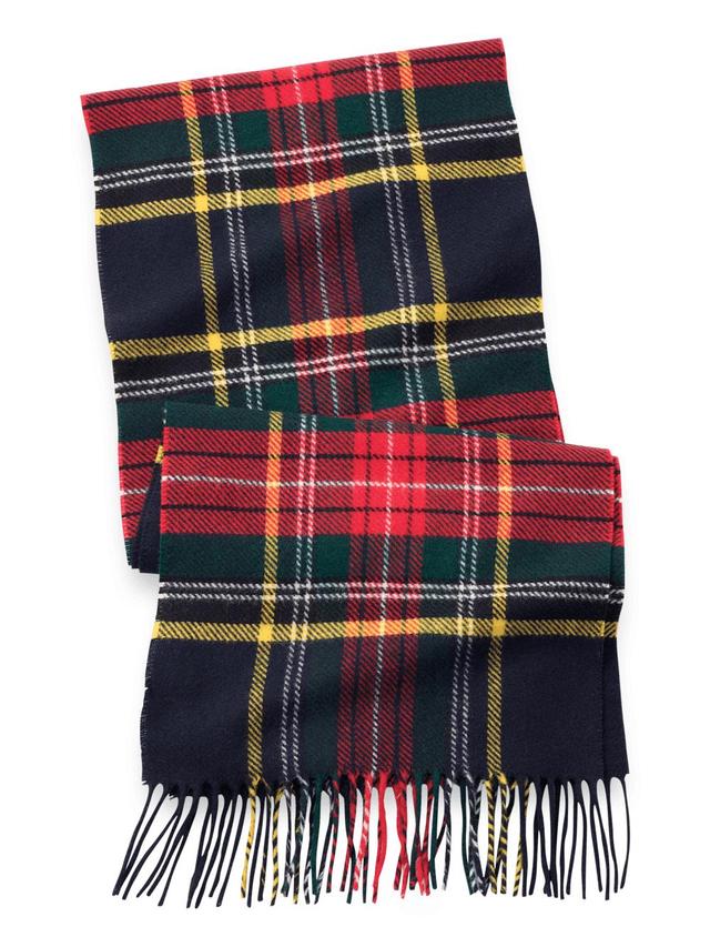 Glen Plaid Wool Scarf - Multi Product Image