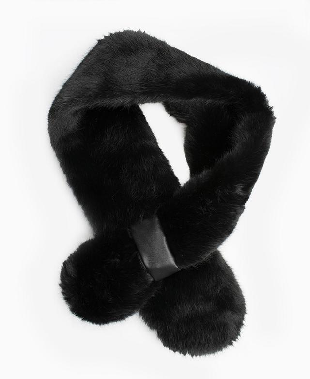 Marcus Adler Womens Faux Fur Pull-Through Collar Scarf Product Image