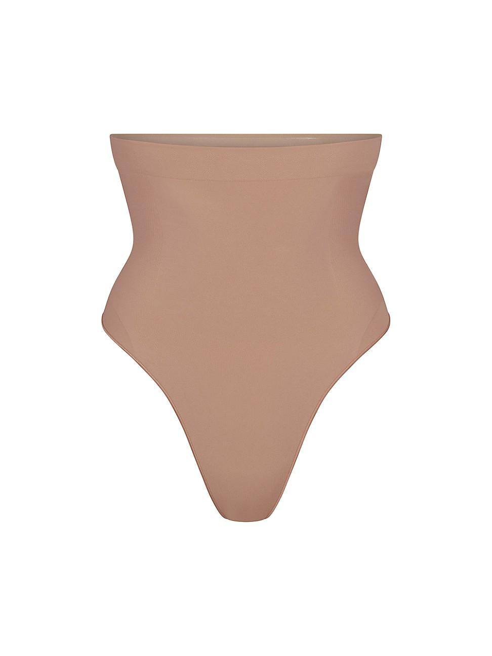 Womens Seamless Sculpt High-Waisted Thong Product Image