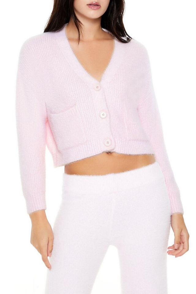 Fuzzy Cardigan Sweater | Forever 21 Product Image