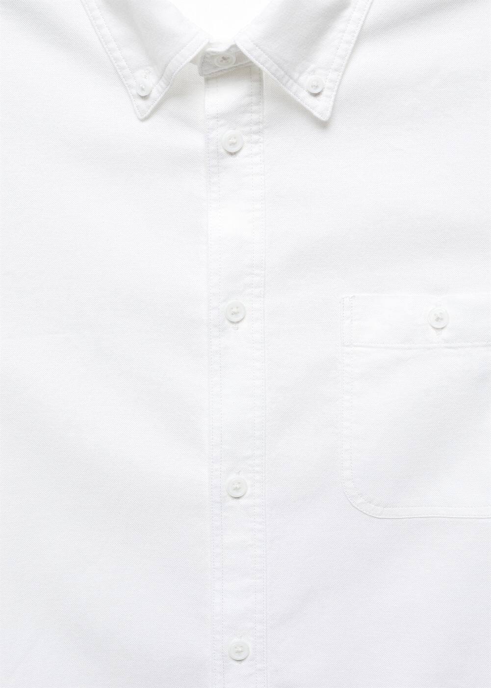 MANGO MAN - Regular-fit 100% cotton shirt whiteMen Product Image