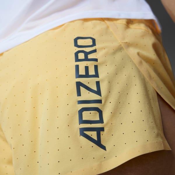 adidas Adizero Running Split Shorts Semi Spark L Womens Product Image