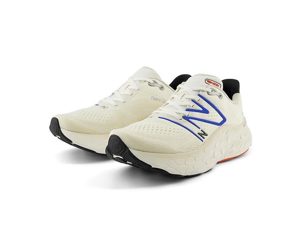 New Balance Fresh Foam X More v4 (Sea Salt/Blue Oasis) Men's Shoes Product Image