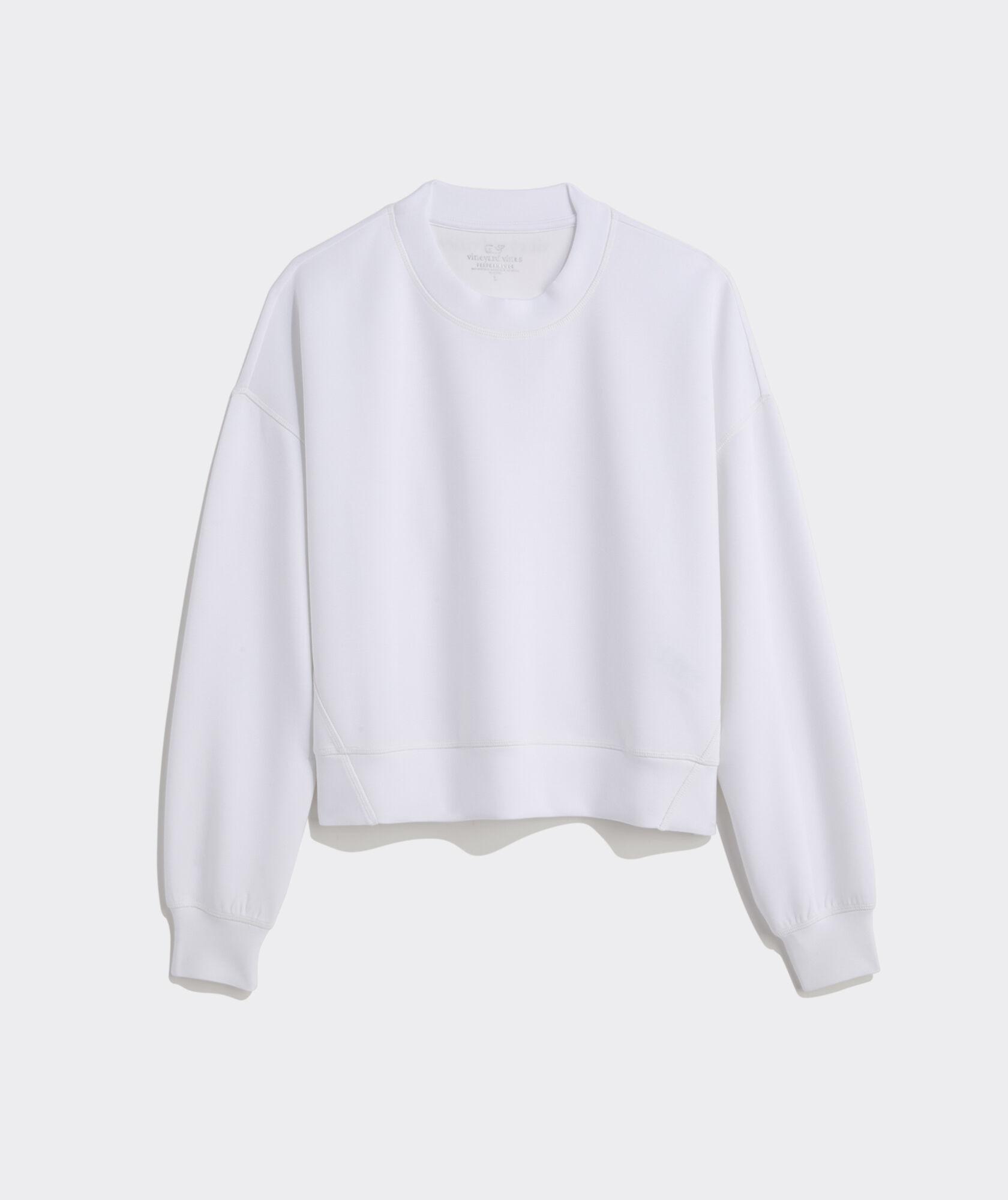 Silky Scuba Cropped Crewneck Sweatshirt product image