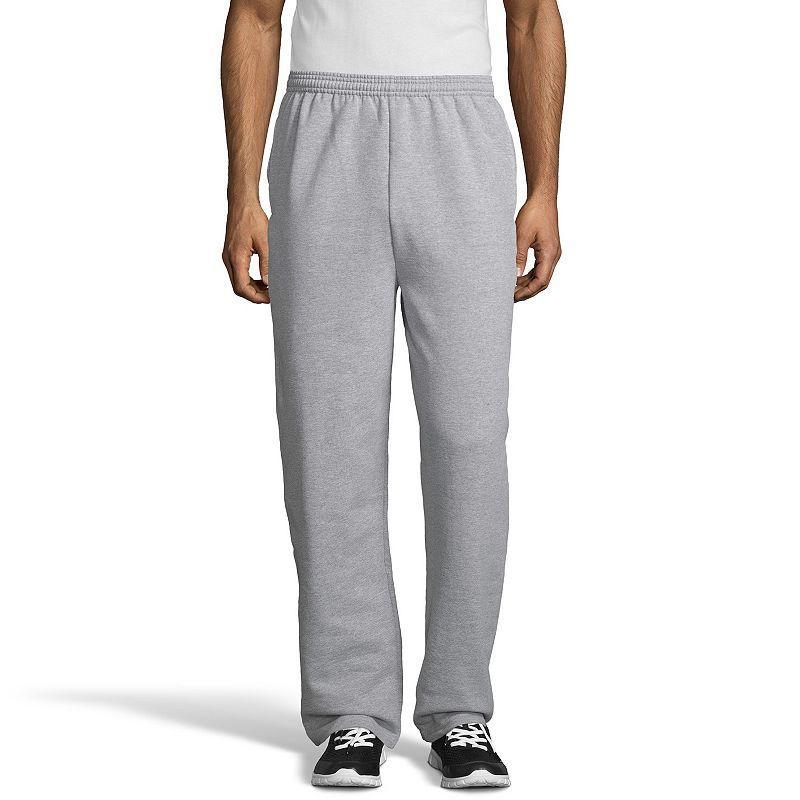 Mens Hanes EcoSmart Fleece Sweatpants Blue Product Image