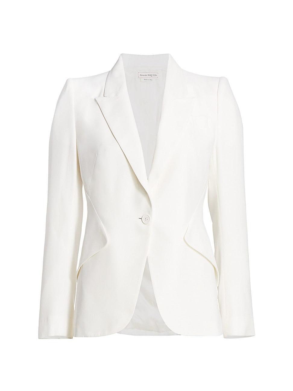 Alexander McQueen Leaf Crepe Jacket Product Image