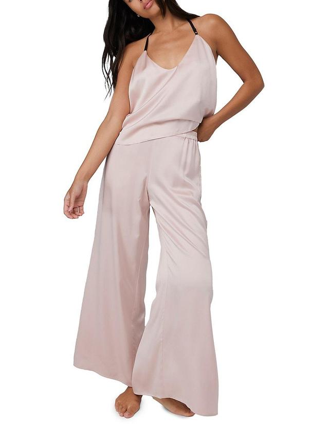 Womens Washable Silk Cami & Pants Set Product Image