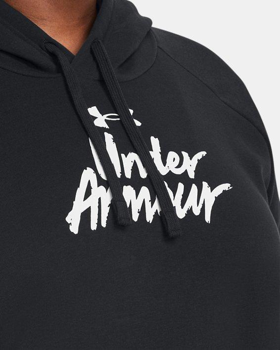 Women's UA Rival Fleece Big Logo Hoodie Product Image