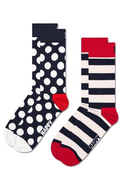 Happy Socks Classic Big Dot Socks, Pack of 2 Product Image