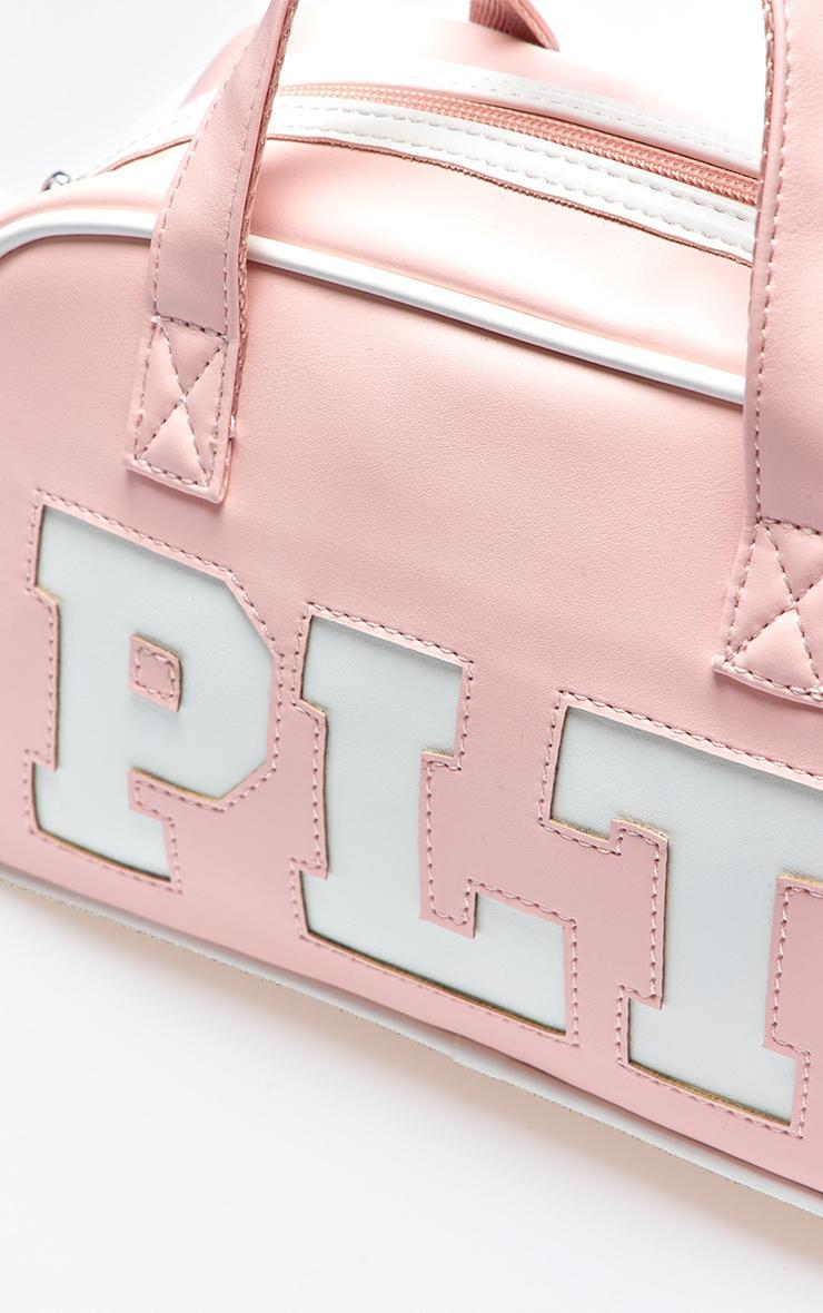 PRETTYLITTLETHING Pink PU Varsity Mini Bag Product Image