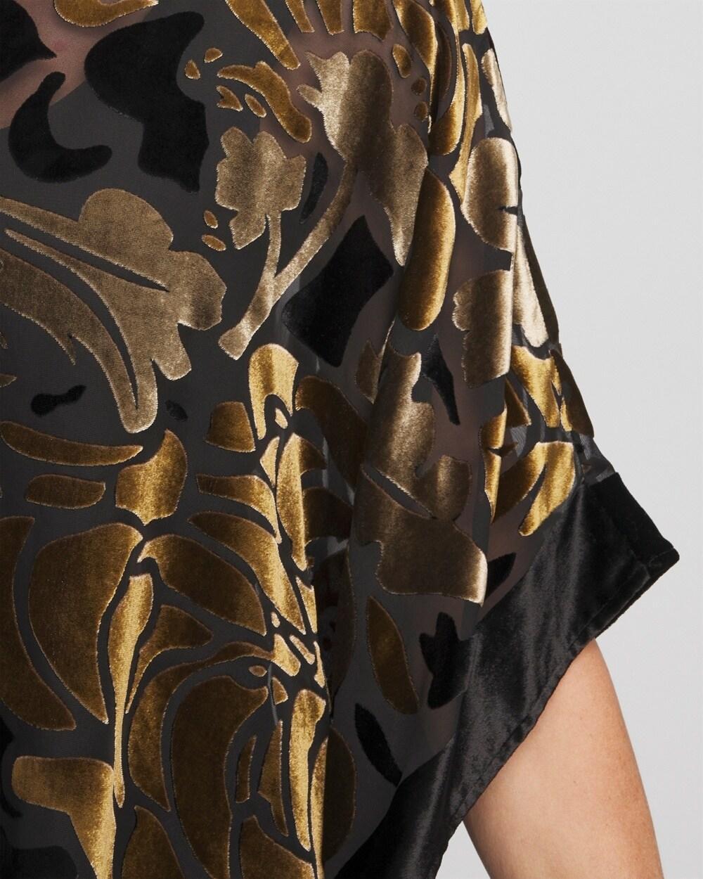 Travelers™ Collection Velvet Print Poncho Product Image