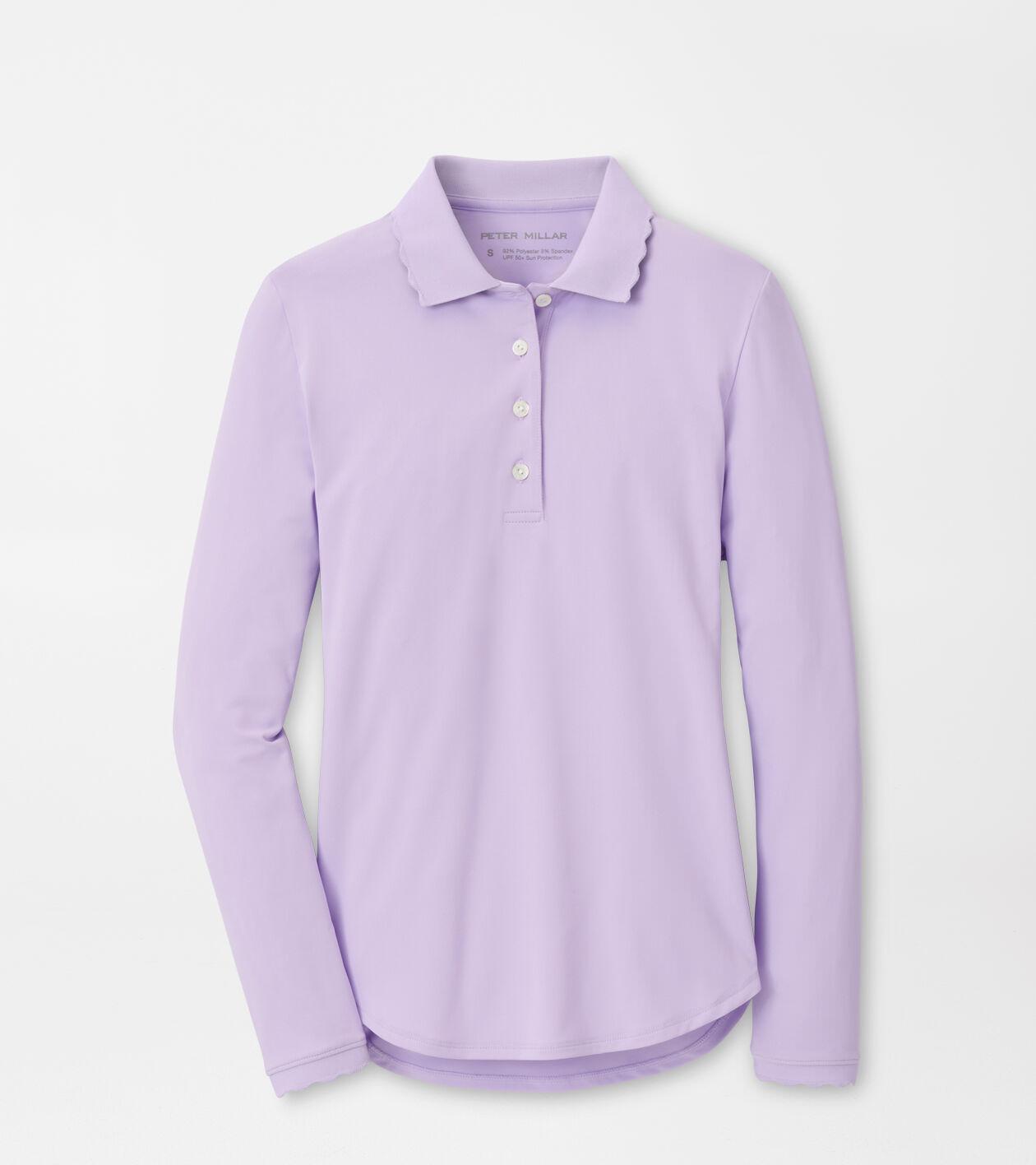 Opal Long Sleeve Stretch Jersey Polo Product Image