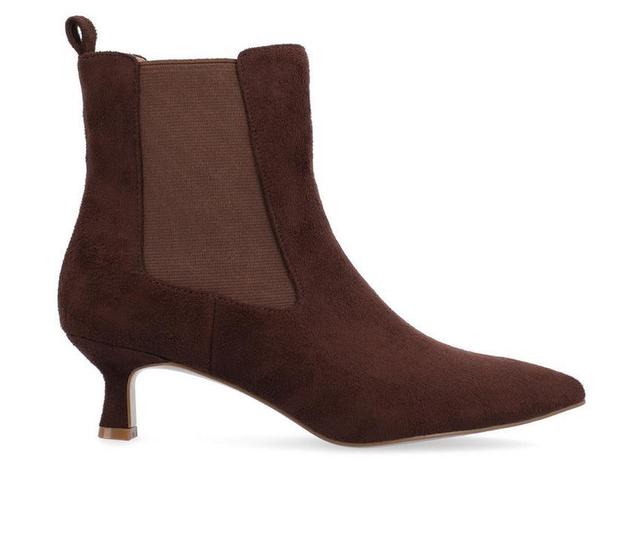 Women's Journee Collection Tenlee Heeled Booties Product Image