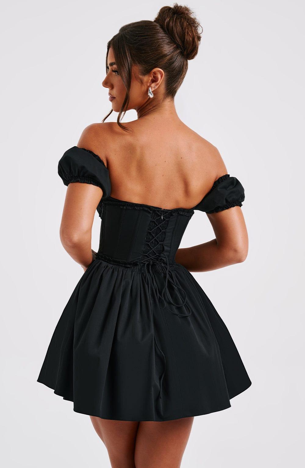 Penelope Mini Dress - Black Product Image