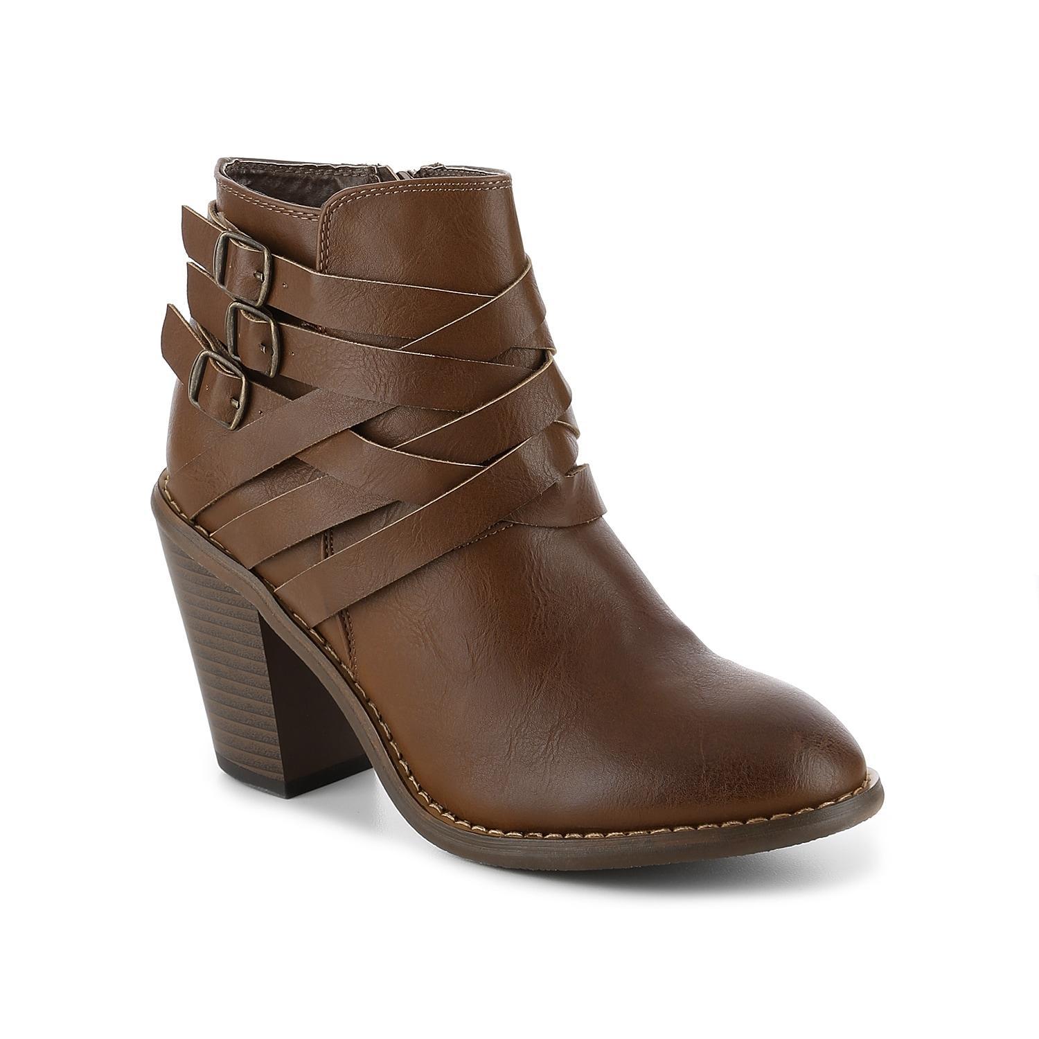 Journee Collection Womens Wide Strap Boot Womens Shoes Product Image