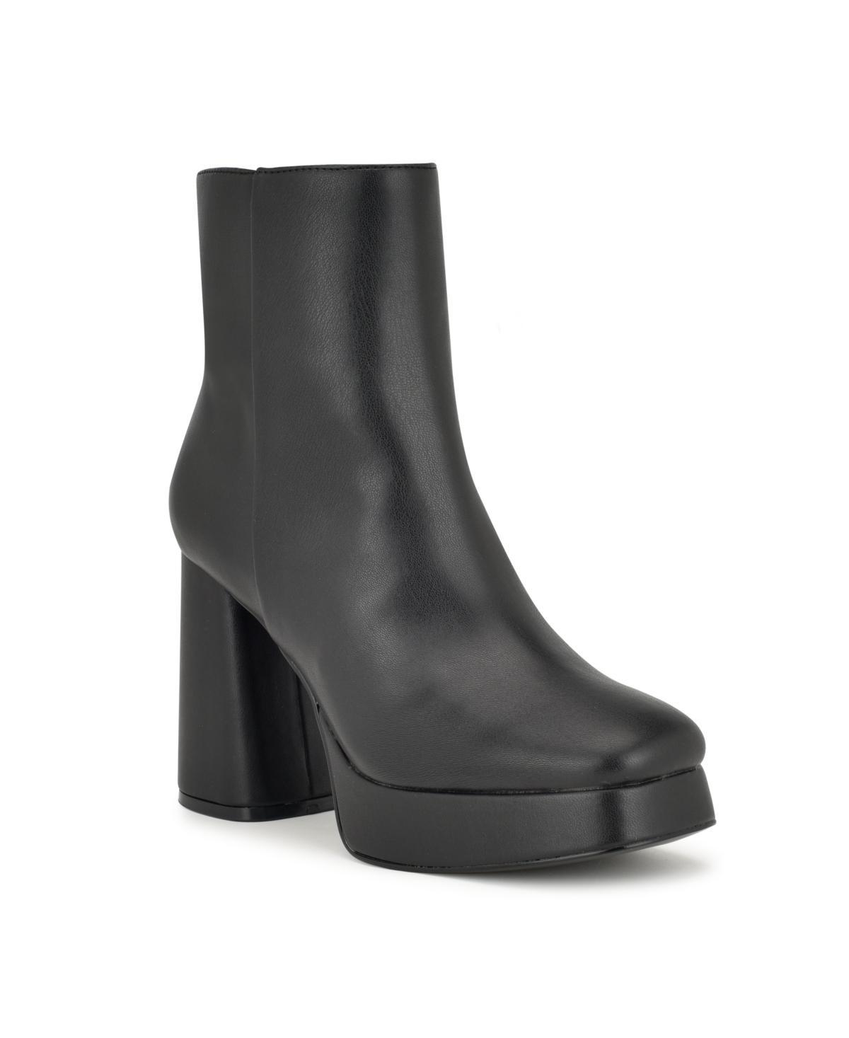 Nine West Velo Womens Flared Block Heel Dress Boots Product Image