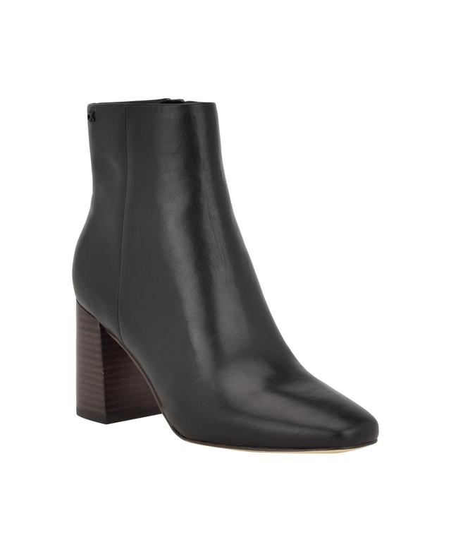 Calvin Klein Womens Audrina Block Heel Dress Booties Womens Shoes Product Image